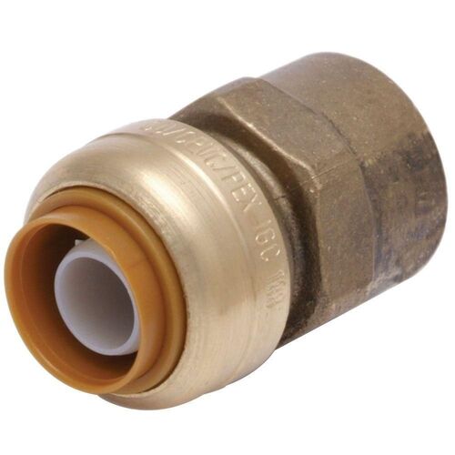 3/4" x 3/4" FNPT Brass Push-to-Connect Straight Connector