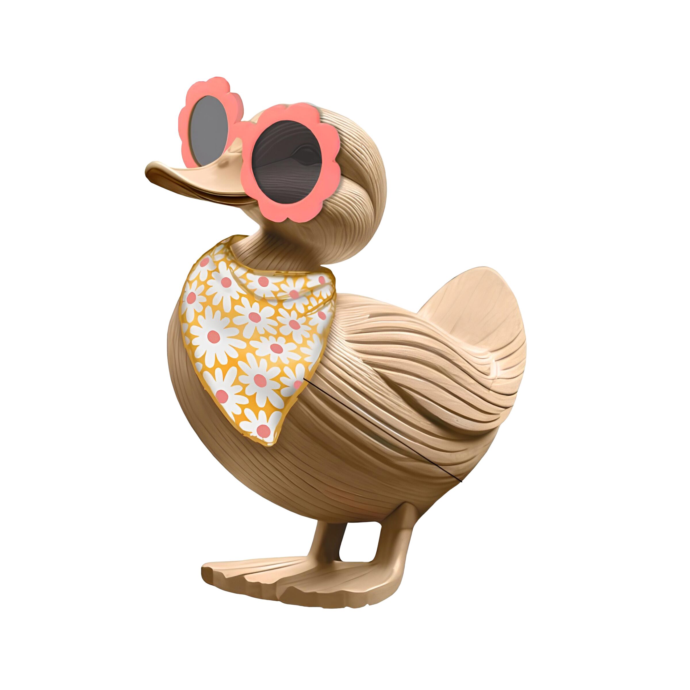 Alpine Corporation Duck with Glasses and Boots Decor
