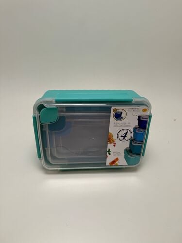4-Pack Beveled Wall Food Container In Assorted Colors