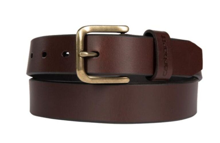Carhartt Men's Classic Brindle Leather Belt