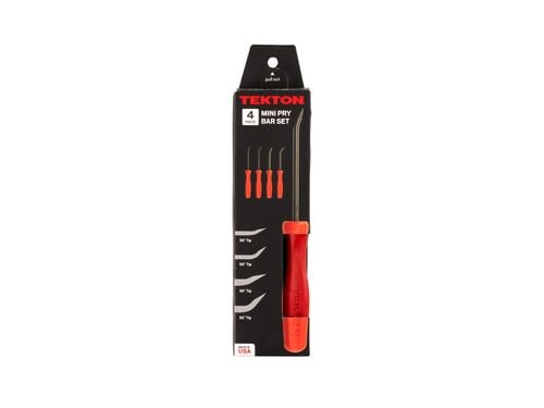 Mini Pry Bar Set - 4-Piece