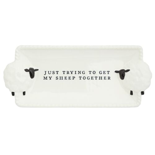 Sheep Stoneware Everything Plate