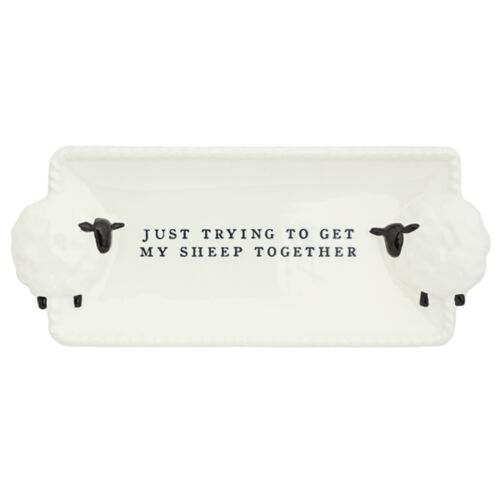 Sheep Stoneware Everything Plate