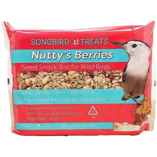 Songbird Treats Nutty's Berries Seed Bar - 1.75 Lb