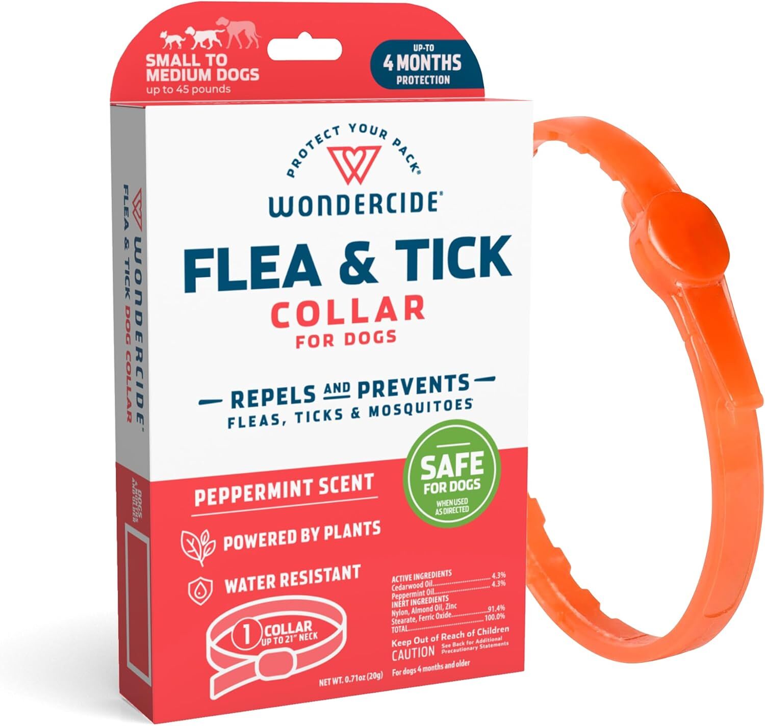 Flea & Tick Collar for Dogs with Natural Essential Oils