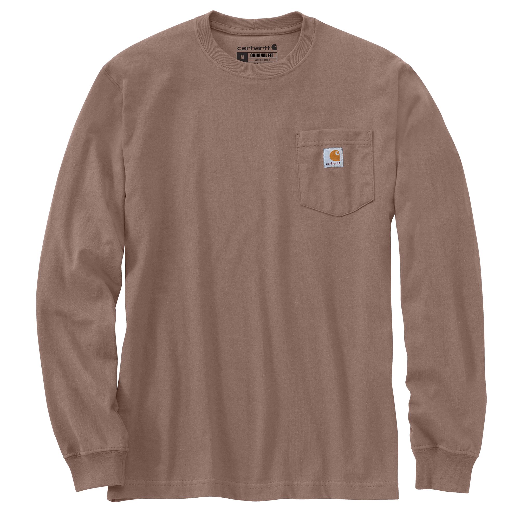 Men's Loose Fit Heavyweight Long-Sleeve Pocket T-Shirt