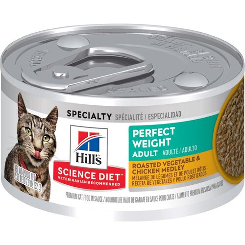 Adult Perfect Weight Roasted Vegetable & Chicken Medley Cat Food - 2.9 oz