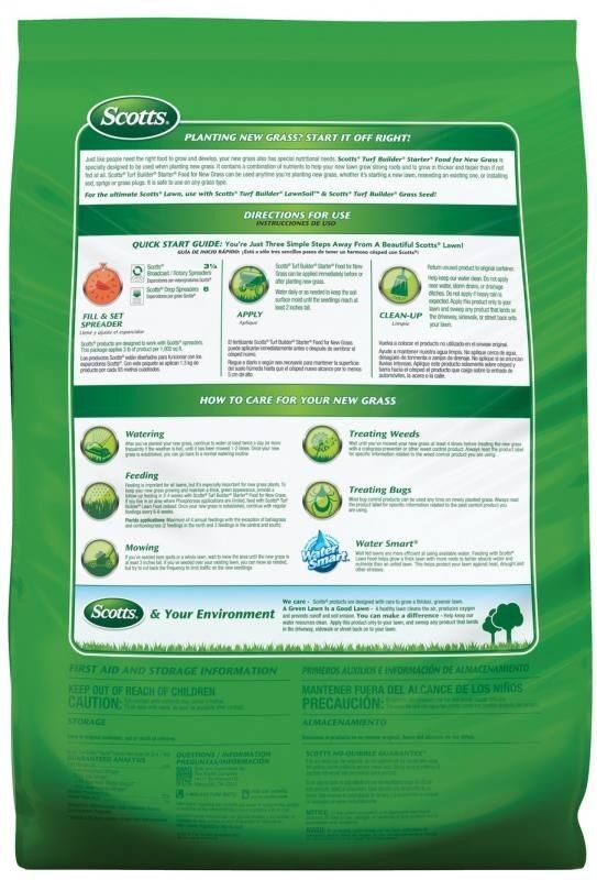 Turf Builder Starter Food for New Grass