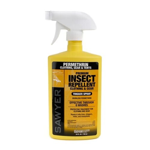 Premium Permethrin Insect Repellent for Clothing, Gear & Tents - 24 oz