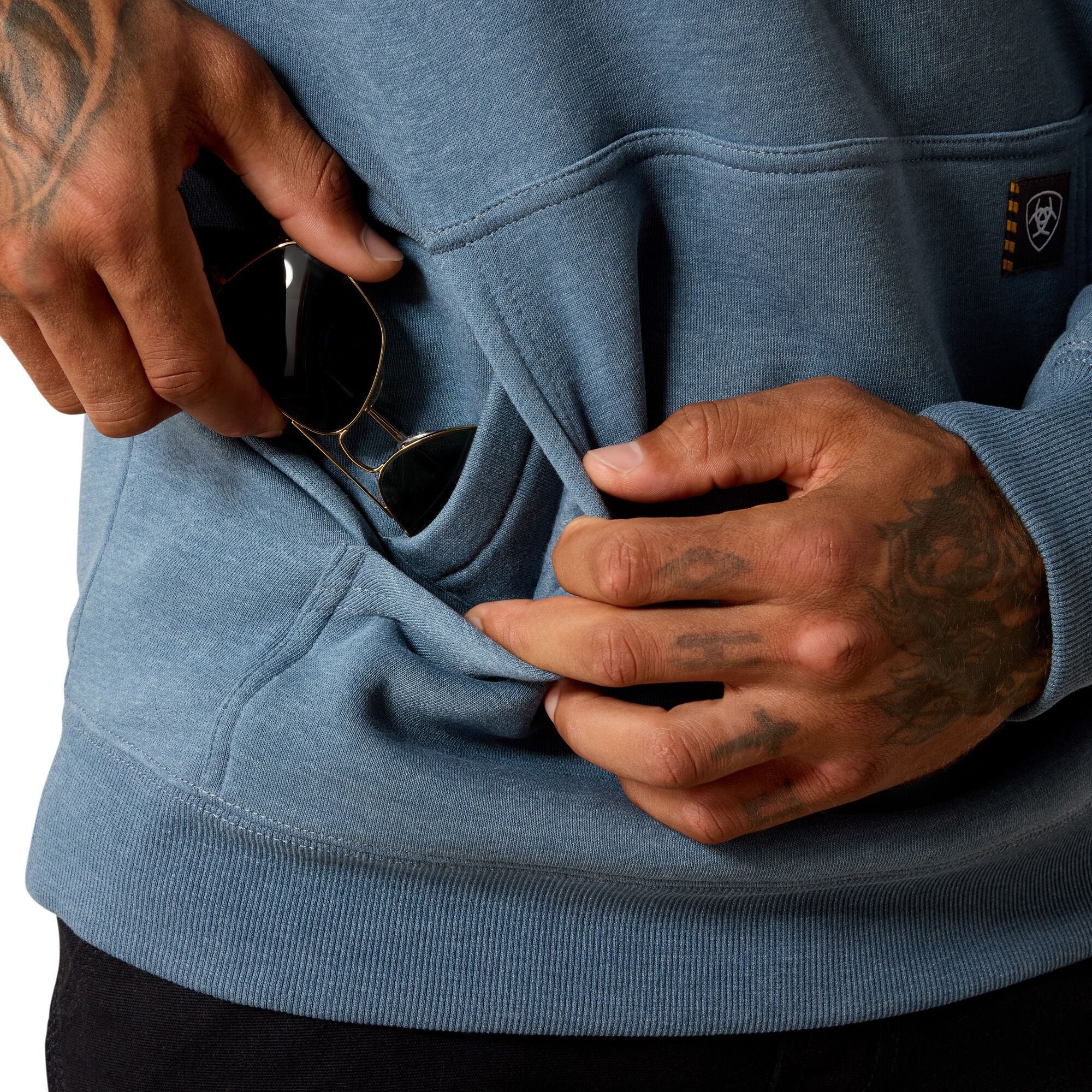 Men's Rebar Lightweight Logo Hoodie
