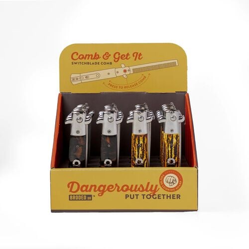 Comb & Get It Switchblade Comb - Assorted