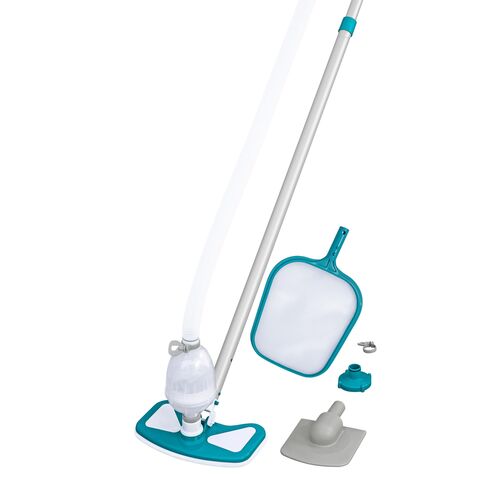 AquaClean Pool Maintenance Kit with Vacuum and Skimmer