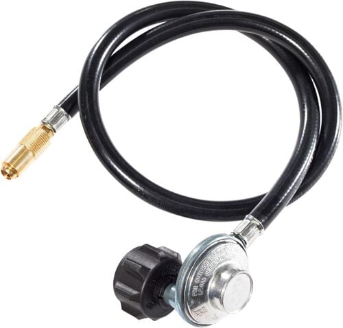 3' Rubber Propane Adapter Hose with Regulator
