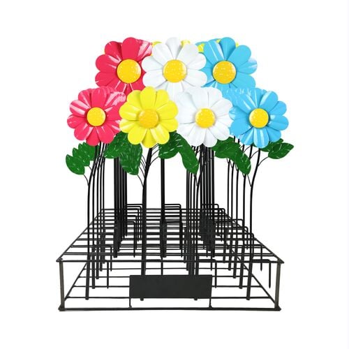 Mini Daisy Plant Stake - Assorted