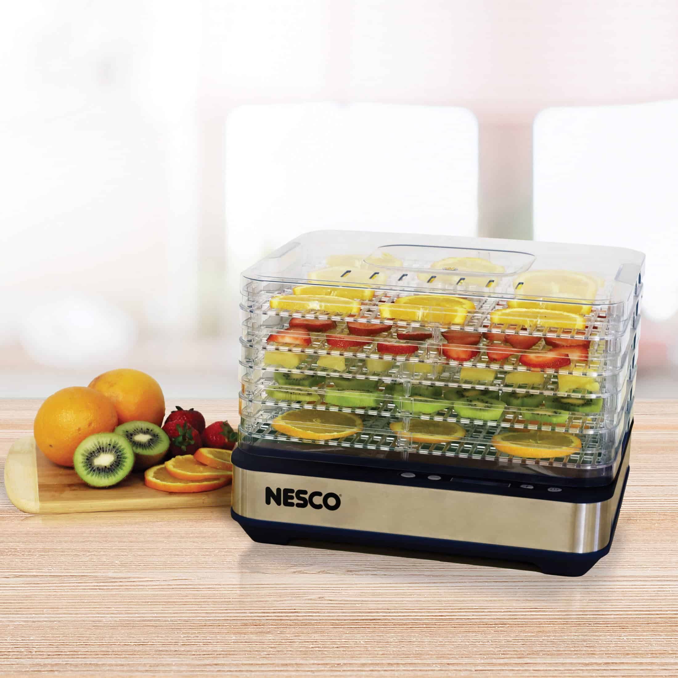 Nesco Digital 5 Rectangular Clear Tray Dehydrator