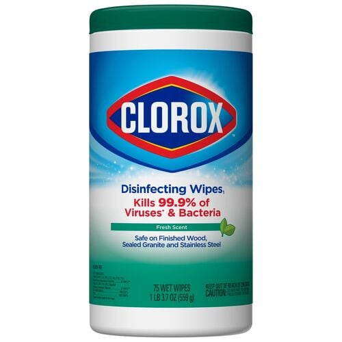 Fresh Scent Disinfecting Wipes - 75 Count