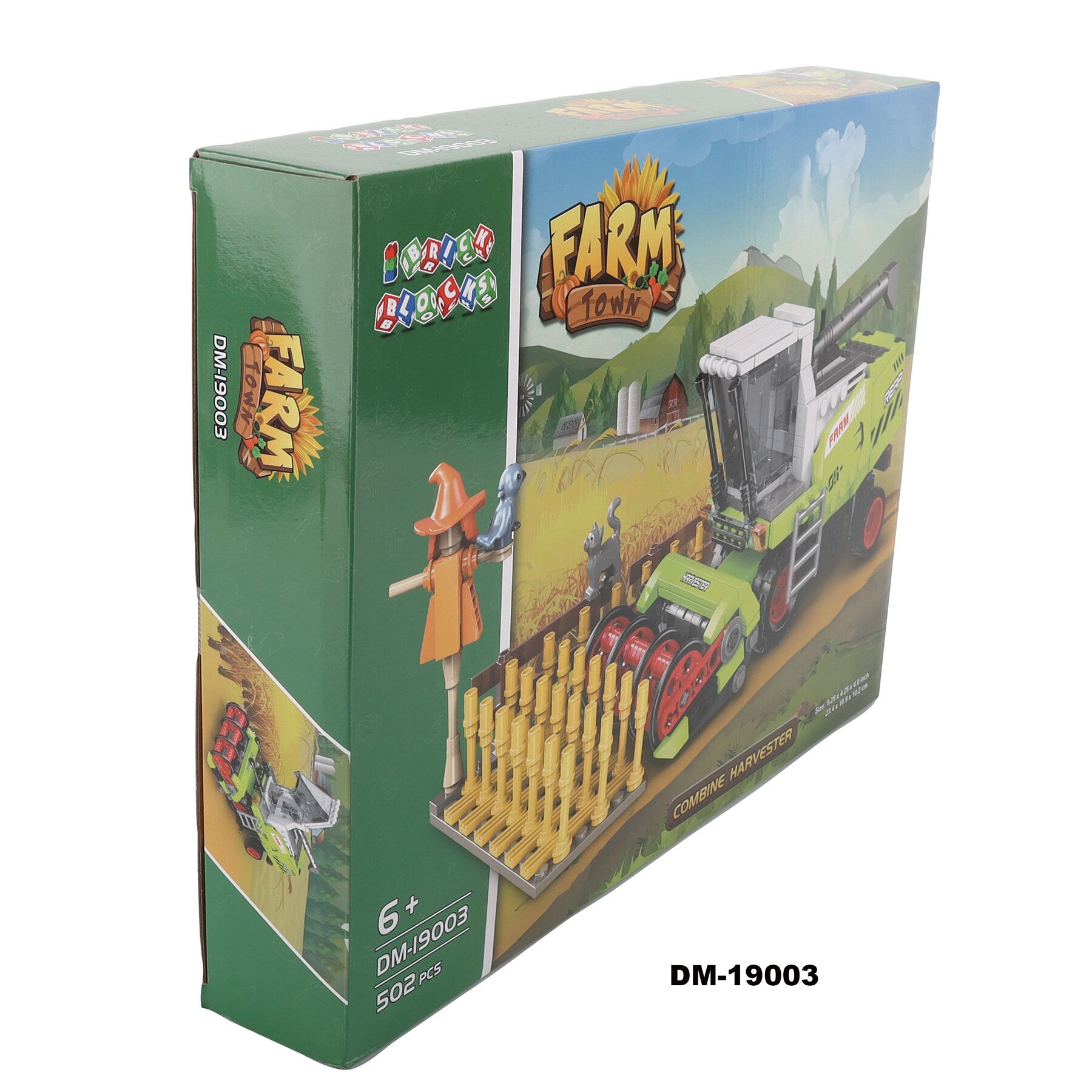 Diecast Masters Combine Harvester Brick Blocks