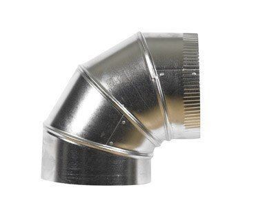 8" Galvanized Adjustable Elbow