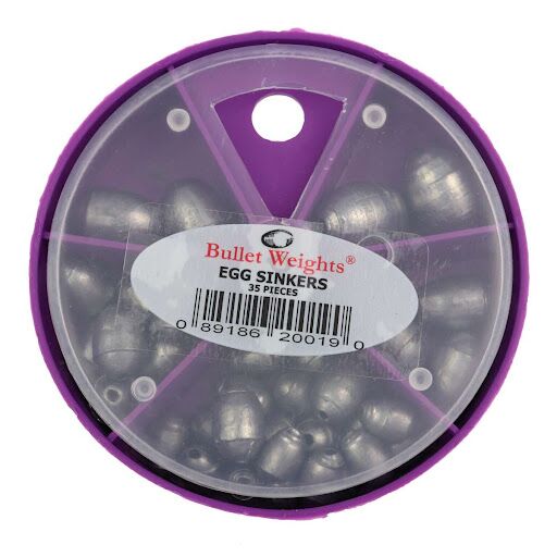 Bullet Weights® EG6-24 Lead Egg Sinker Size 3/4 oz Fishing Weights