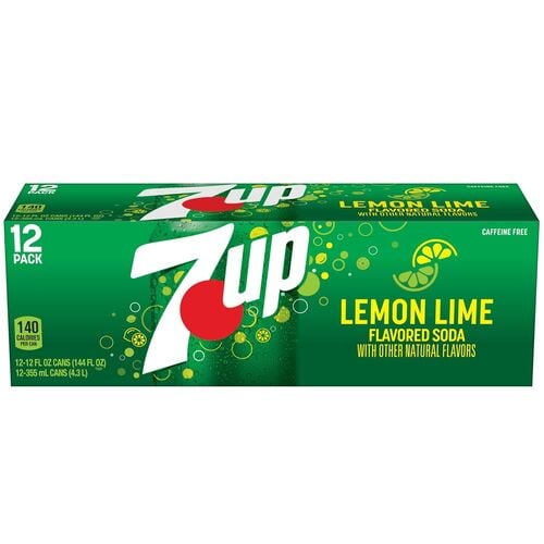 Lemon Lime Soda - 12-Pack of 12 oz Cans