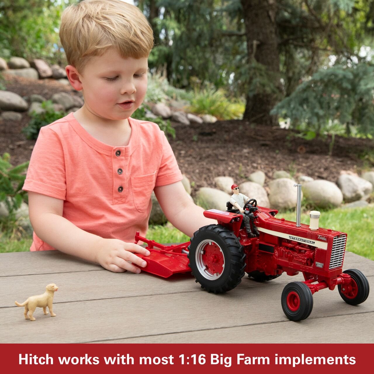 ERTL 1:16 Scale Big Farm Farmall 1256 Tractor with Mower