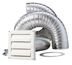 Vent Kit 4" X 8' Louvered Dryer