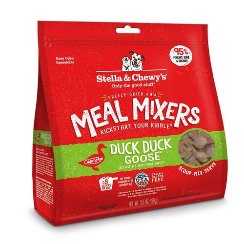 Duck Duck Goose Meal Mixers Freeze-Dried Raw Dog Food - 3.5 oz