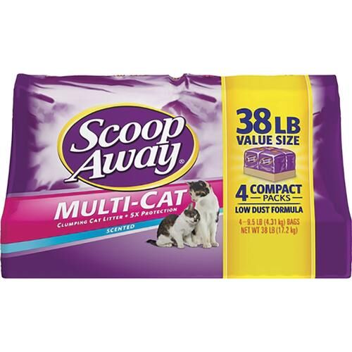 Multi Cat Scented Cat Litter - 38 lbs