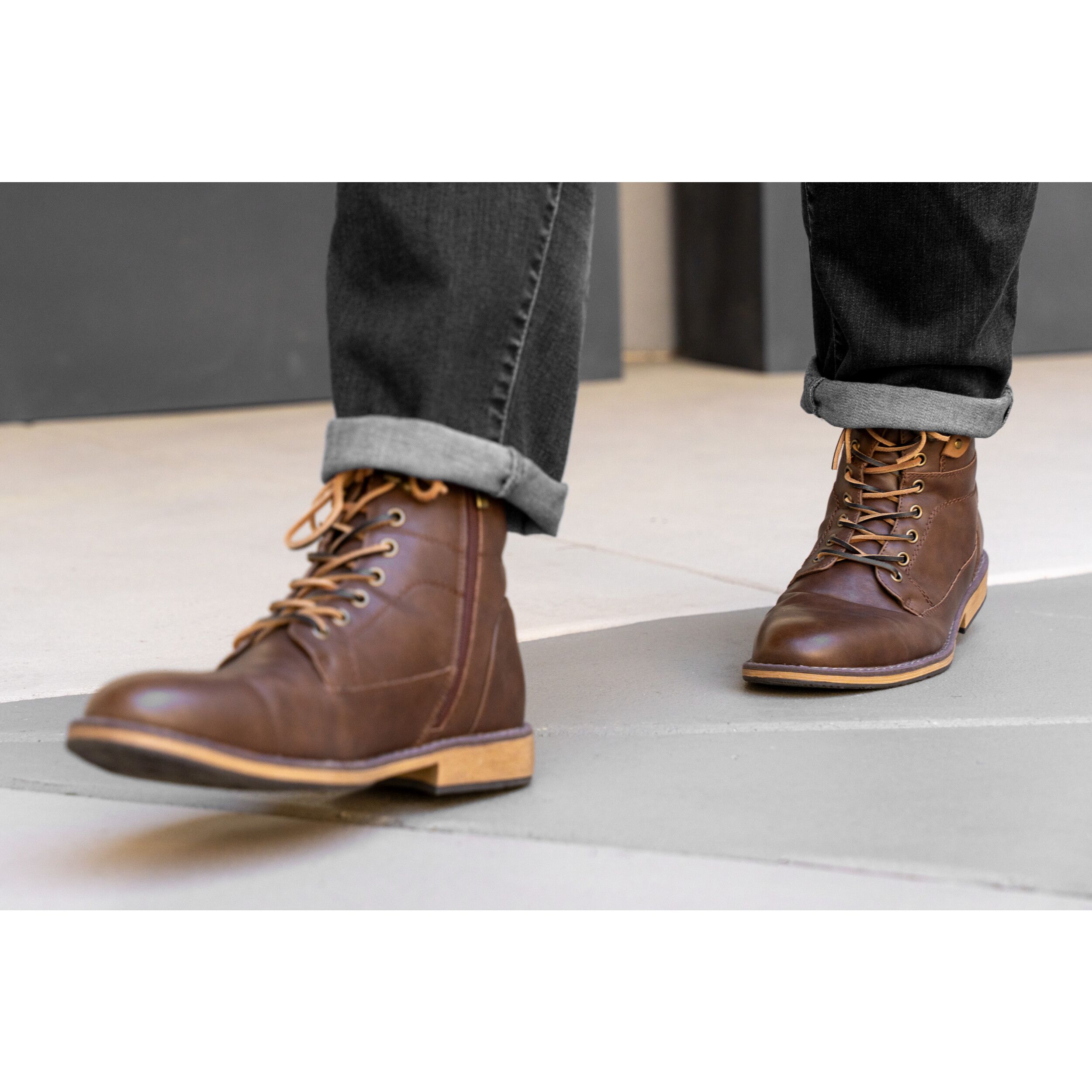 Raw Leather Boot Laces