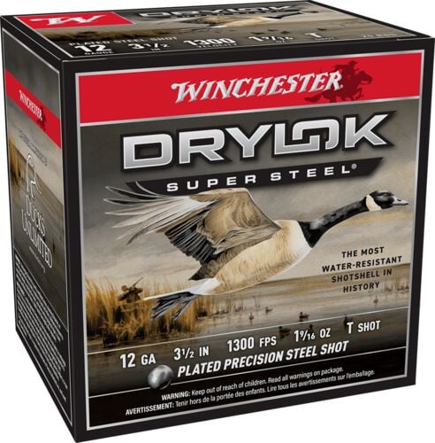 Drylock Super Steel 12 Gauge 3.5" T Shot Shotshells - 25 Rounds