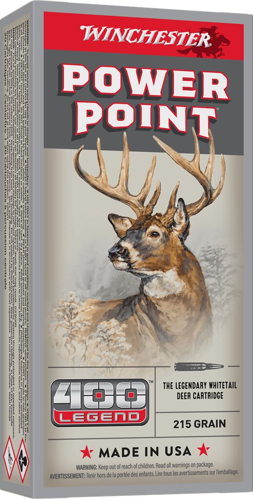 Winchester Power-Point 400 Legend 215 Grain Ammunition - 20 Rounds