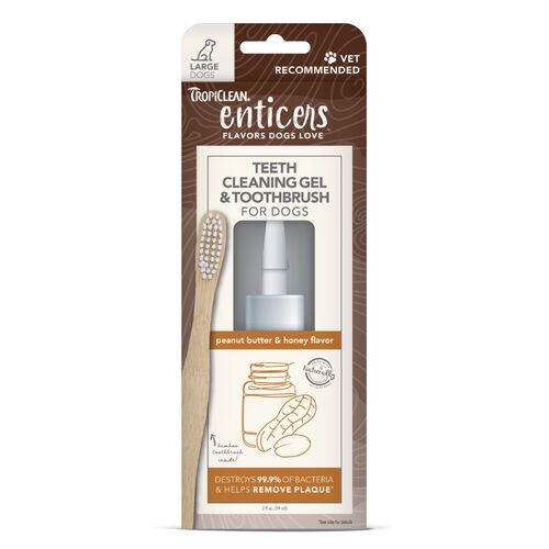 Fresh  Breath Enticers Oral Care Kit For Dogs