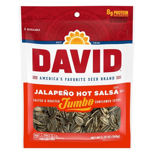 Jalapeno Hot Salsa Jumbo Sunflower Seeds 5.25 Oz