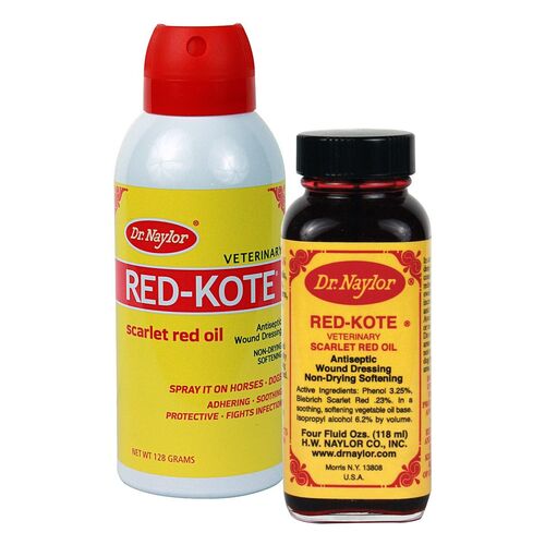 Red-Kote Scarlet Red Oil Antiseptic - 128g Aerosol Spray