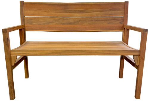 48" Wooden Bench with Live Edge