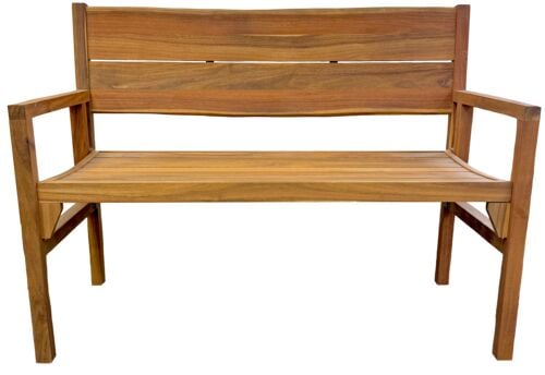 48" Wooden Bench with Live Edge