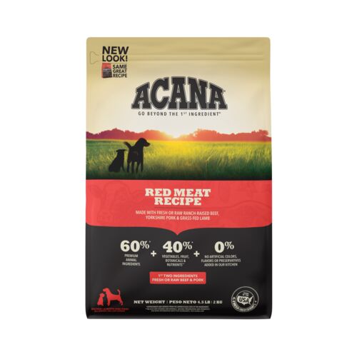 Red Meat Dry Dog Food - 4.5 Lb