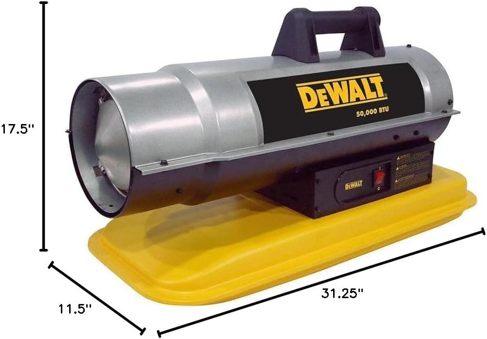 Dewalt Forced Air Outdoor Kerosene Heater 50,000 BTU