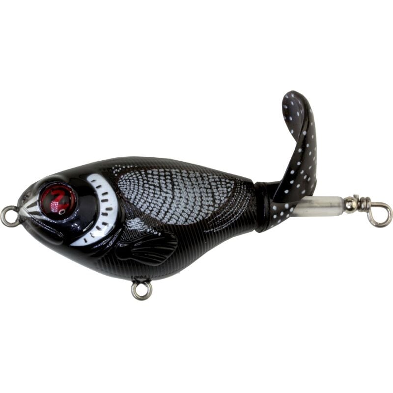 a whopper plopper fishing lure River 2 Sea Silent Whopper Plopper 75 is tailor made for topwater fishing in high pressure situations and when the forage base is smaller. River 2 Sea WHOPPER PLOPPER