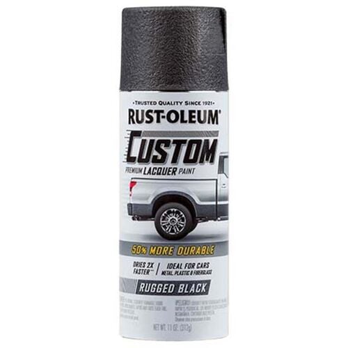 Spray Matte Rugged Black Paint