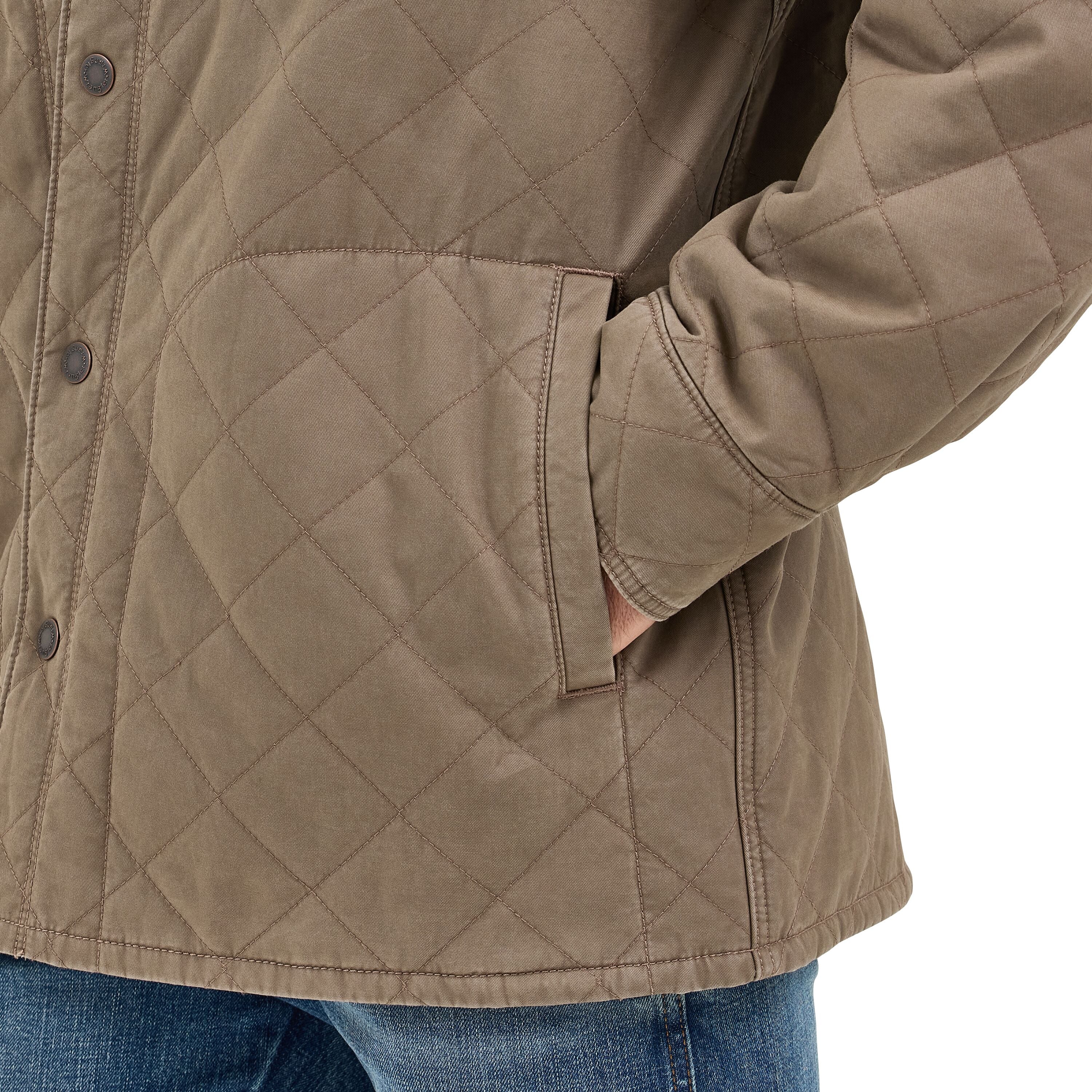 Men's Reversible Quilted Shirt Jacket