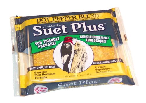 Suet Plus Hot Pepper Blend Suet Cake - 11 oz