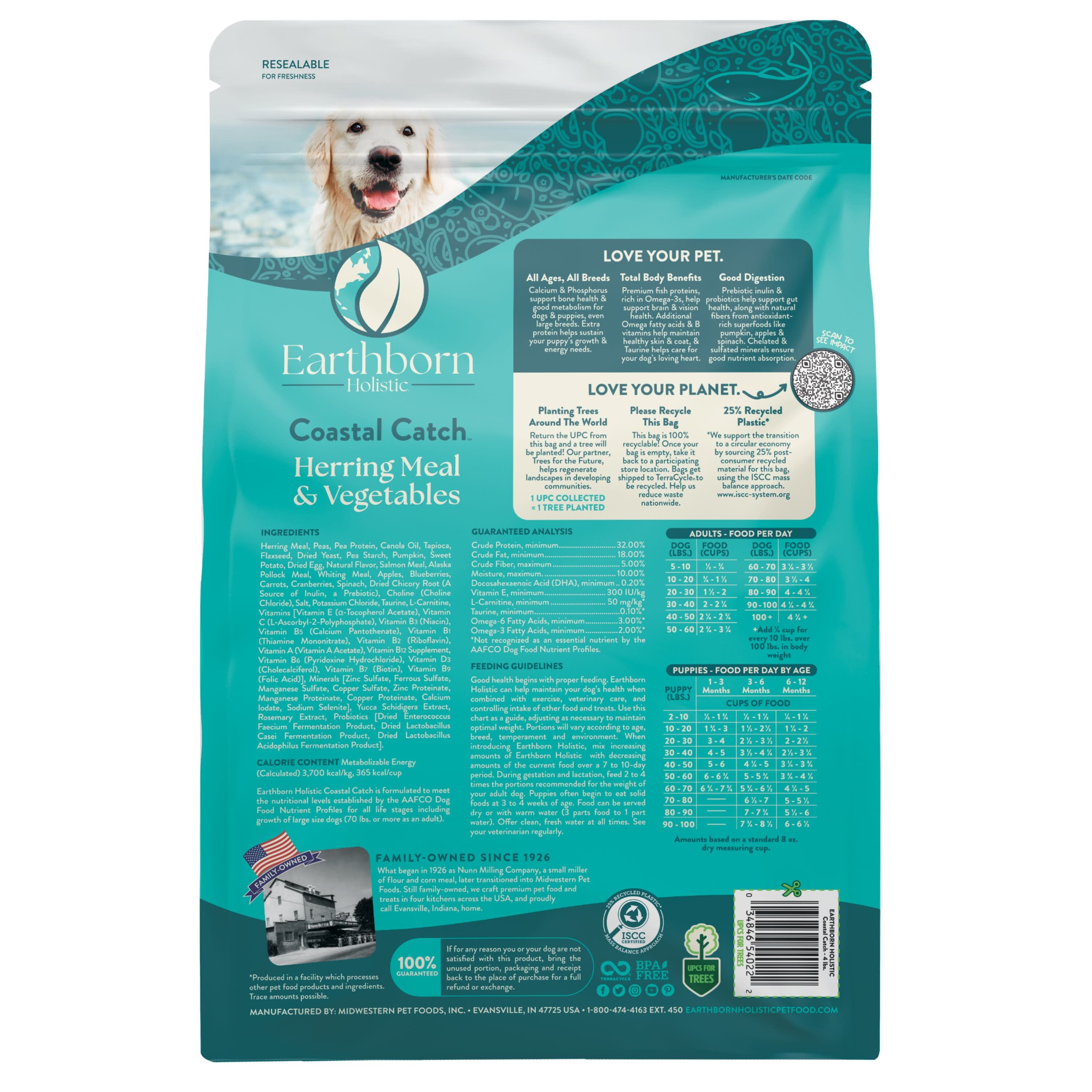 Coastal Catch Herring Meal & Vegetables Grain-Free Dry Dog Food