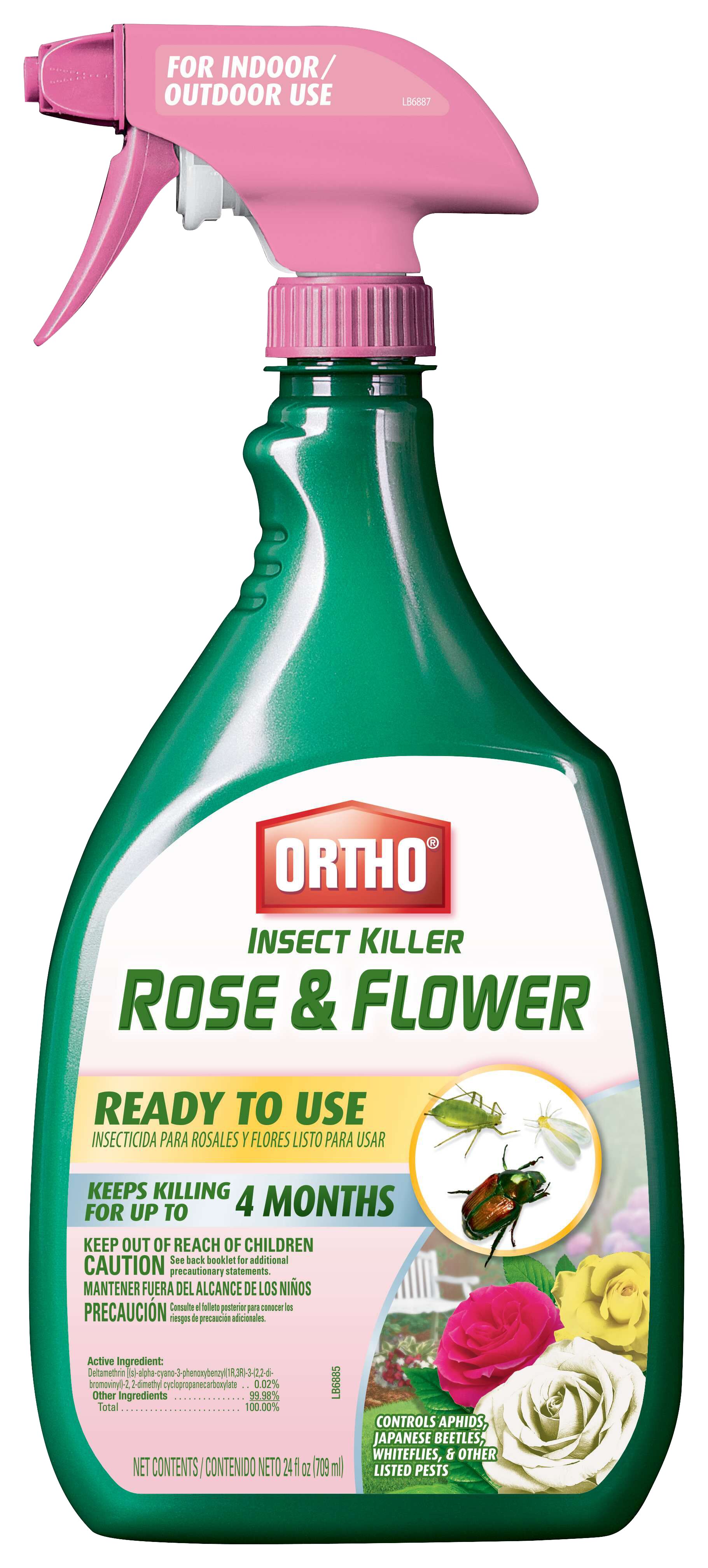 Ortho 24 Oz Ready-to-Use Rose & Flower Insect Killer