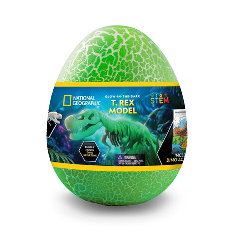 Glow-in-the-Dark T. Rex Skeleton Model Building Kit