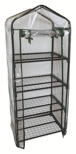 4-Tier Portable Greenhouse - 23" x 17" x 57"