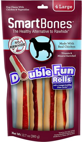 Double Time Dog Treat Rolls - Large 4 Count