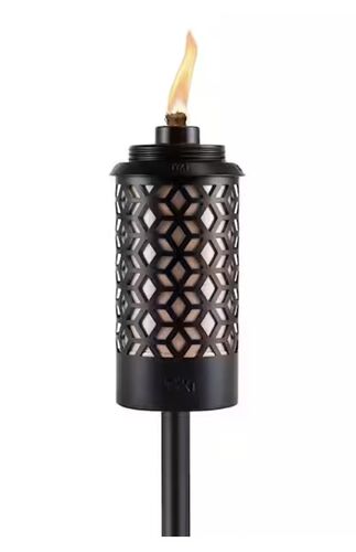 65" Merry Metal Torch in Tan