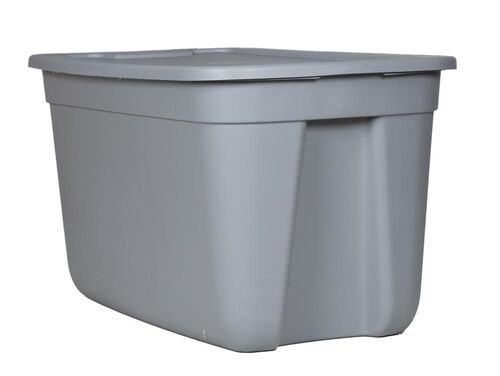 30-Gallon Storage Tote in Gray