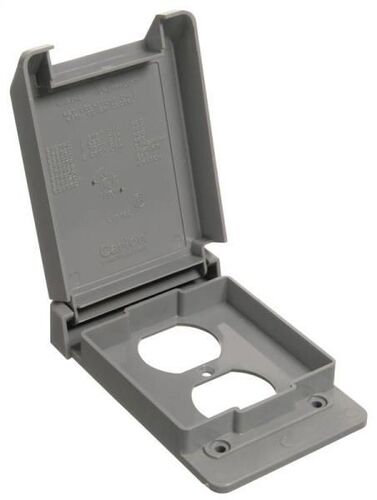 Weatherproof Device Cover 1 Gang Gray
